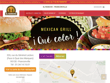 Tablet Screenshot of franconville.elrancho.fr